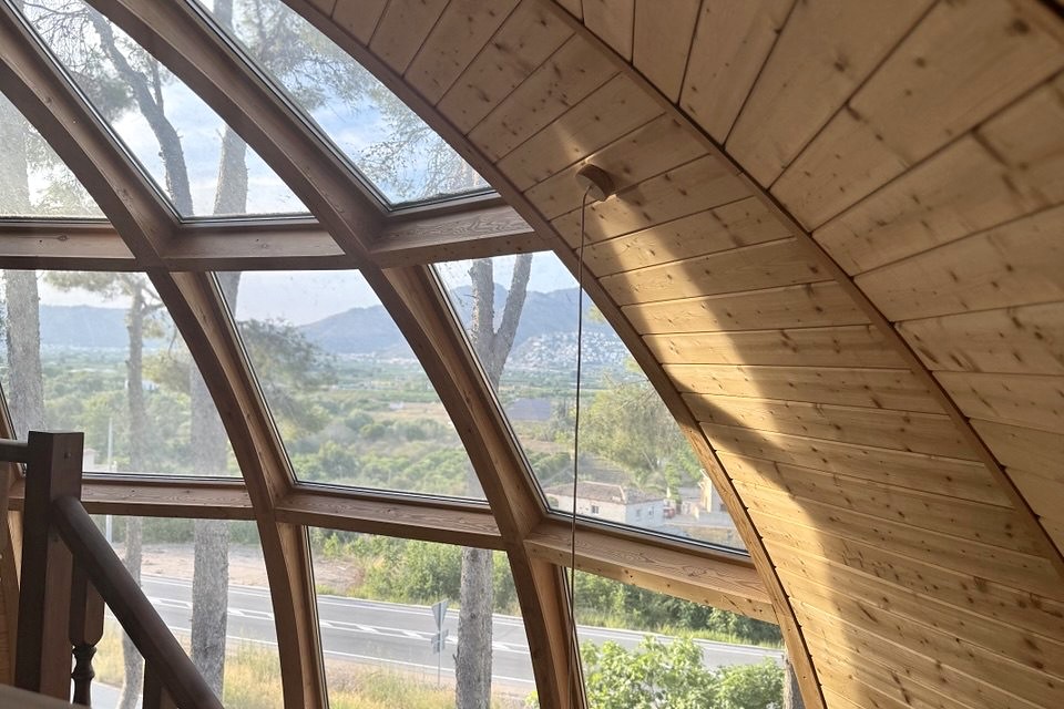 Vista al valle desde una casa de AUMARA · Benidoleig, Alicante